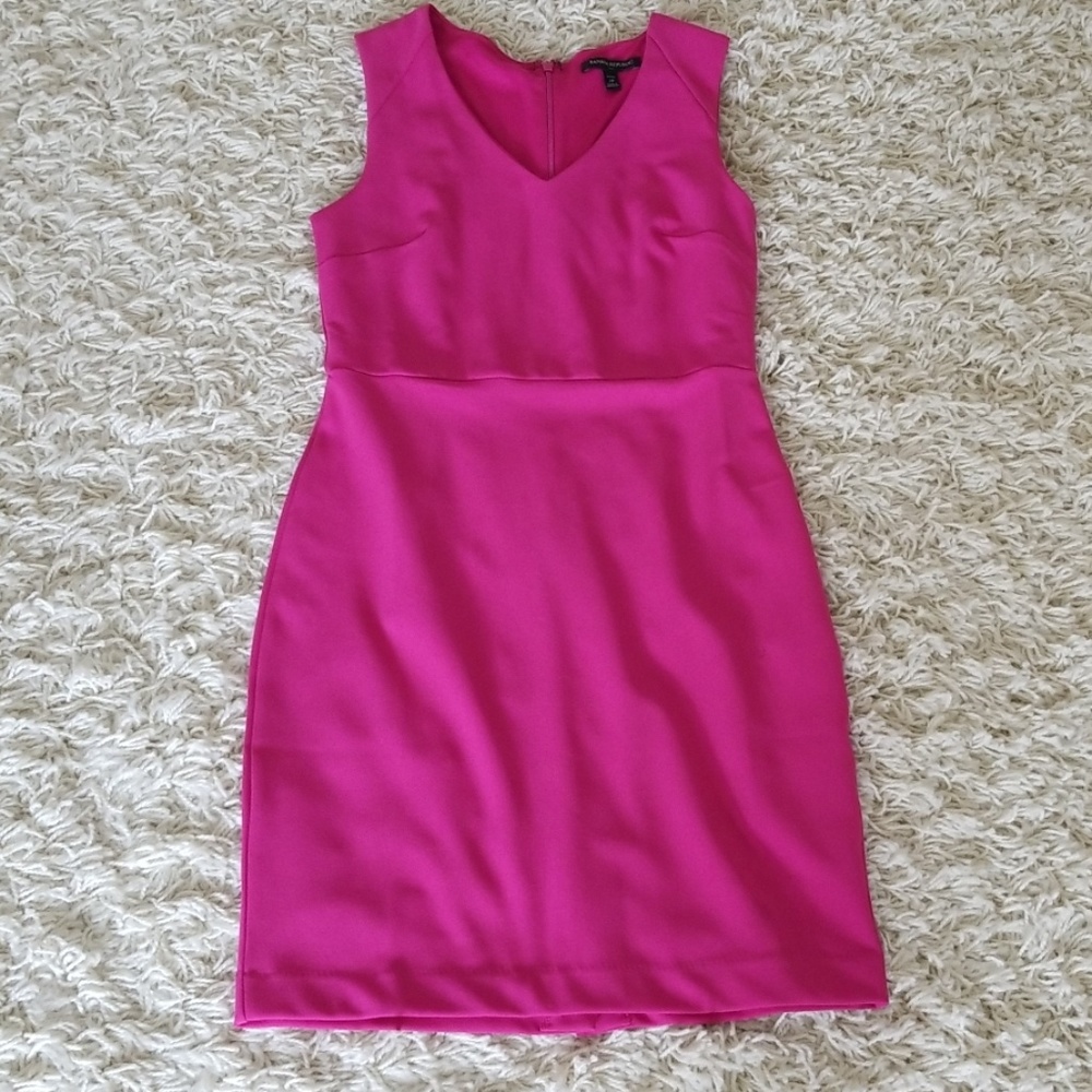 Banana Republic hot pink dress